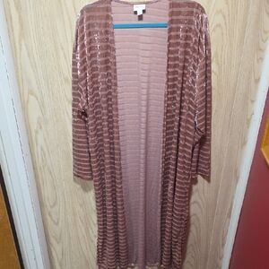 LuLaRoe Mauve Long Cardigan